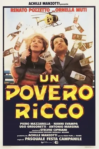 Póster de Un pobre rico (1983) con Ugo Gregoretti como Lo psicologo