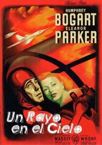 Póster de Un rayo en el cielo (1950) con Roy Roberts como Maj. Gen. Hewitt
