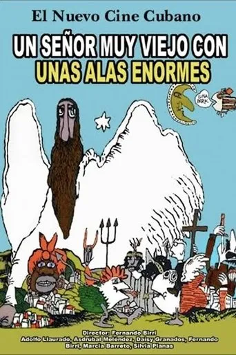 Póster de Un señor muy viejo con unas alas enormes
