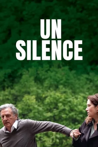 Póster de Un silencio (A Silence) (2024) con Damien Bonnard como Pierre