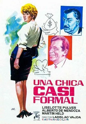 Póster de Una chica casi formal (1963) con Mariano Azaña como Manolo