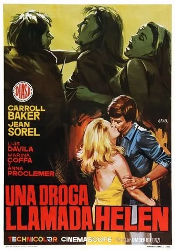 Póster de Una droga llamada Helen (1970) con Jean Sorel como Maurice Sauvage