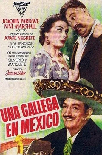 Póster de Una gallega en México