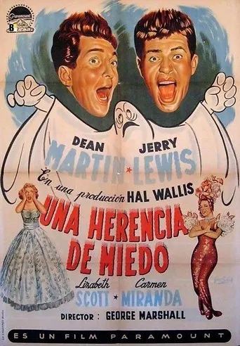 Póster de Una herencia de miedo (1953) con Bob Hope como Skeleton (uncredited)