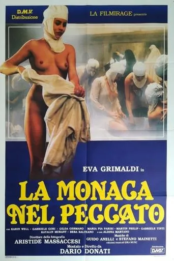 Póster de Una monja en pecado (1986) con Gabriele Tinti como Monsignore