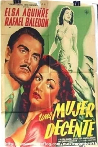 Póster de Una mujer decente