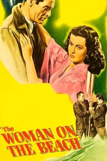 Póster de Una mujer en la playa (1947) con Glen Vernon como Kirk