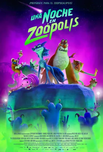 Póster de Una noche en Zoopolis