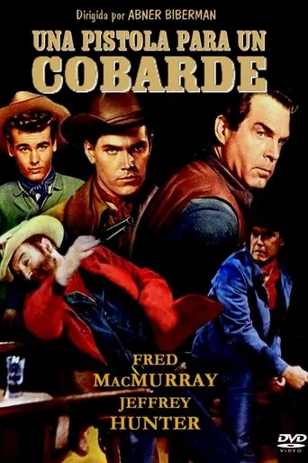 Póster de Una pistola para un cobarde (1956) con John Larch como Stringer