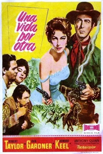 Póster de Una vida por otra (1953) con Joe Dominguez como Vincente