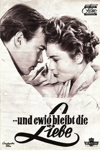Póster de und ewig bleibt die Liebe (1954) con Karlheinz Böhm como Georg