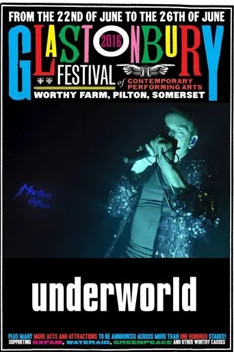 Póster de Underworld Glastonbury 2016