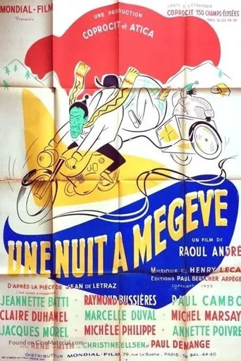 Póster de Une nuit à Megève