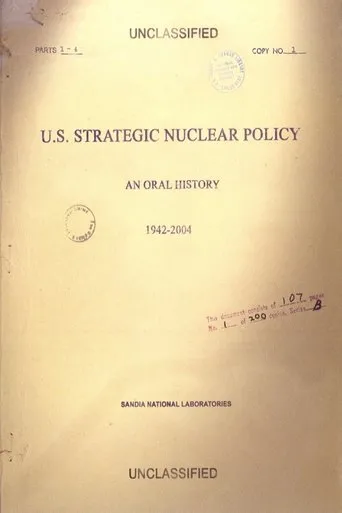 Póster de U.S. Strategic Nuclear Policy