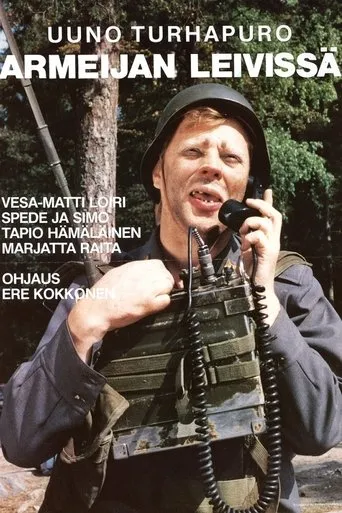 Póster de Uuno Turhapuro armeijan leivissä