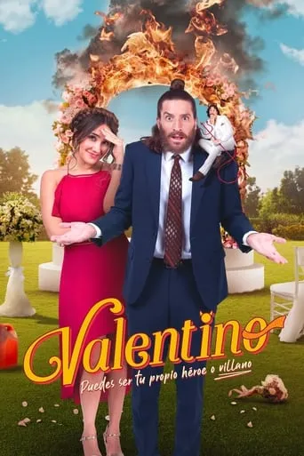 Póster de Valentino: puedes ser tu propio héroe o villano