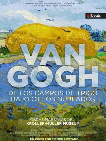 Póster de Van Gogh: De los campos de trigo bajo cielos nublados