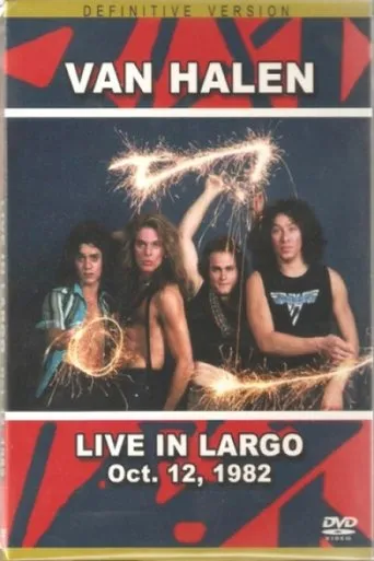 Póster de Van Halen: Live in Largo Oct 12, 1982