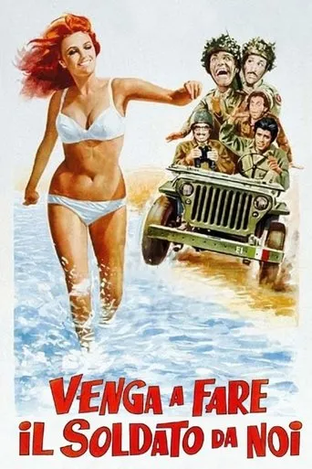 Póster de Venga a fare il soldato da noi