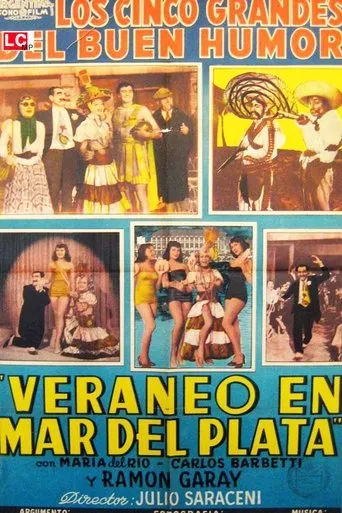 Póster de Veraneo en Mar del Plata