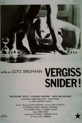 Póster de Vergiss Sneider!