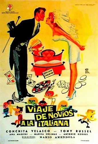 Póster de Viaje de novios a la italiana (1966) con Antonio Ozores como Salvatore Catella