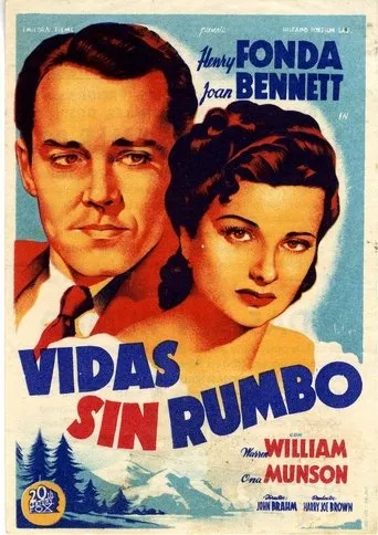 Póster de Vidas sin rumbo (1941) con Warren William como Blackie Bedford