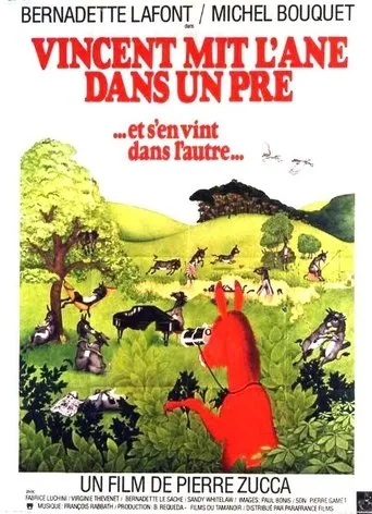 Póster de Vincent mit l'âne dans un pré (et s'en vint dans l'autre)