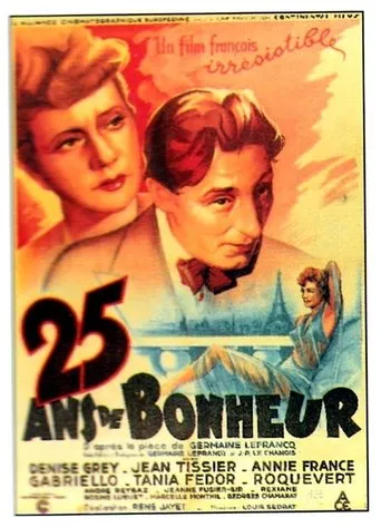 Póster de Vingt-cinq ans de bonheur