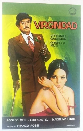 Póster de Virginidad (1976) con Tony Osoba como Daniel Batten