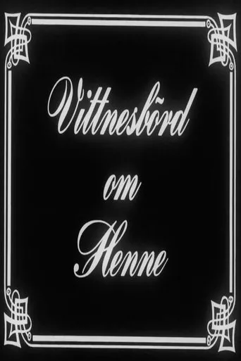 Póster de Vittnesbörd om henne