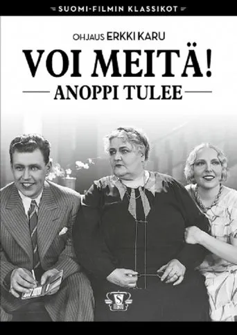 Póster de Voi meitä! Anoppi tulee
