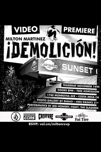 Póster de Volcom - Milton Martinez's ¡DEMOLICIÓN!