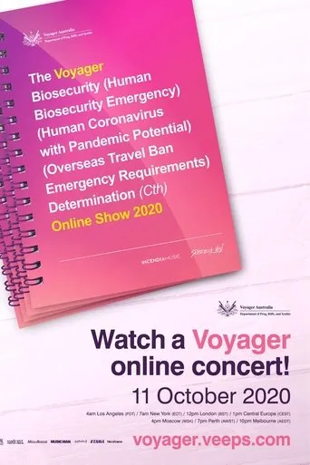 Póster de Voyager - Department of Synths and Riffs Online Live Show