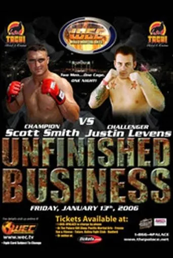 Póster de WEC 18: Unfinished Business