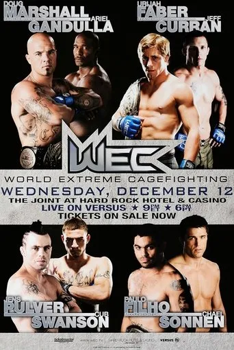 Póster de WEC 31: Faber vs. Curran