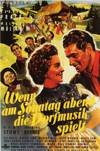 Póster de Wenn am Sonntagabend die Dorfmusik spielt