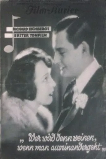 Póster de Wer wird denn weinen, wenn man auseinandergeht?