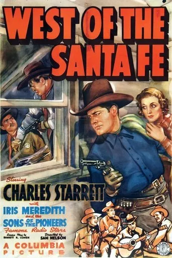 Póster de West of the Santa Fe