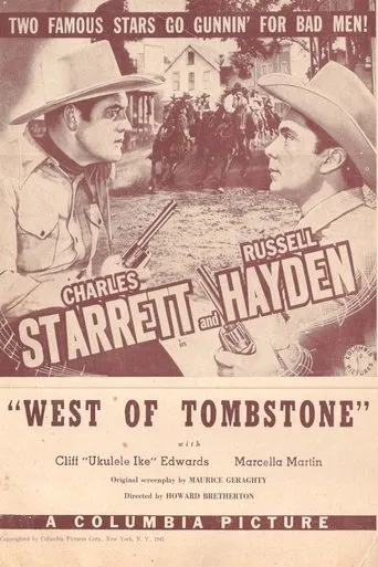 Póster de West of Tombstone