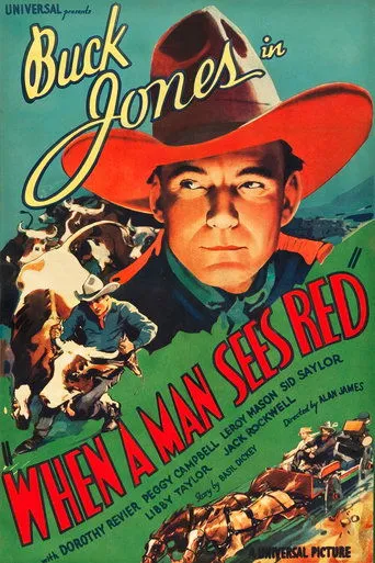 Póster de When a Man Sees Red
