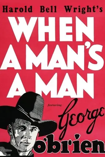 Póster de When a Man's a Man