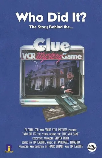 Póster de Who Did It? The Story Behind the Clue VCR Mystery Game
