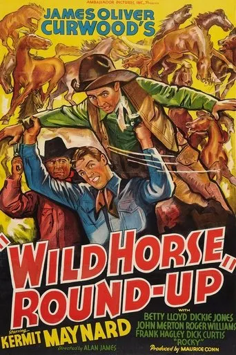 Póster de Wild Horse Round-Up