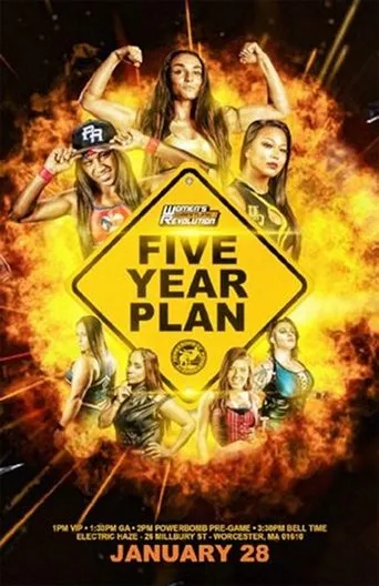 Póster de Women's Wrestling Revolution WWR Five Year Plan