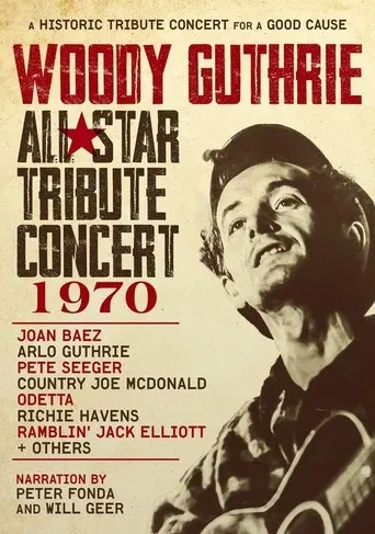 Póster de Woody Guthrie All-Star Tribute Concert 1970