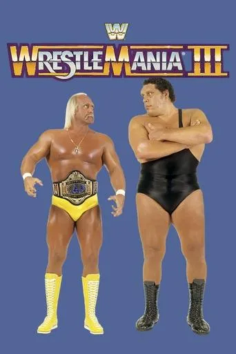 Póster de WWE WrestleMania III