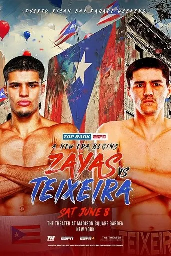 Póster de Xander Zayas vs. Patrick Teixeira