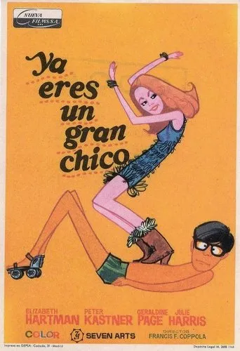 Póster de Ya eres un gran chico (1966) con Ronald Colby como Barbara's Stage Play Crew