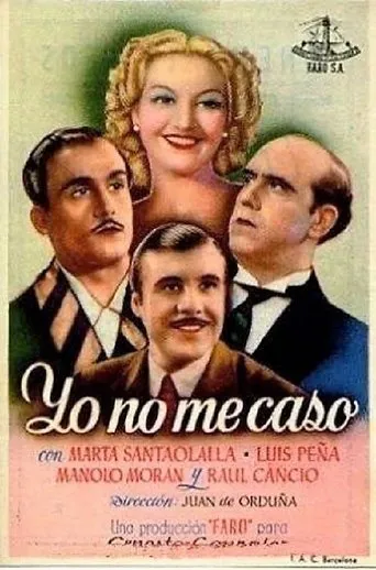 Póster de Yo no me caso